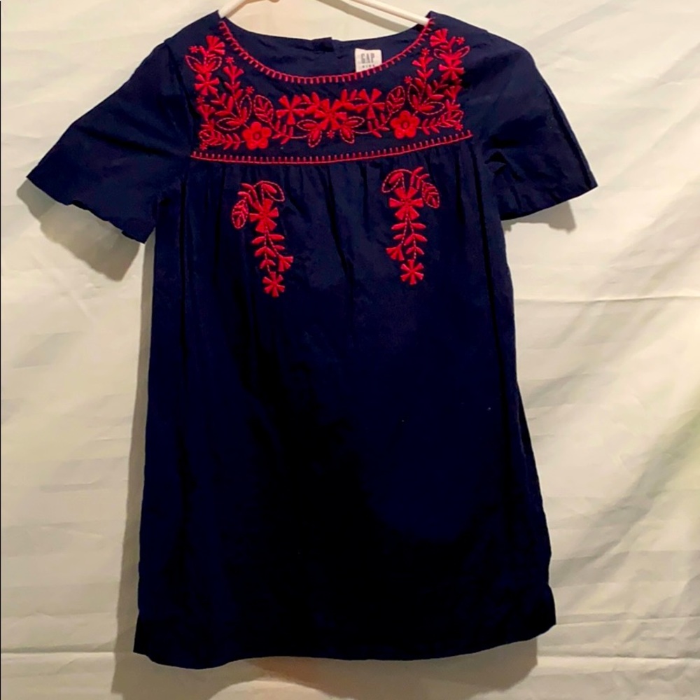 Girls Gap Kids Size XS Blue & Pink Dress!!